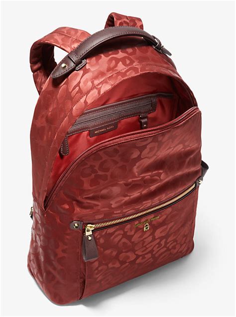 michael kors kelsey large leopard backpack|MICHAEL Michael Kors Kelsey Large Backpack .